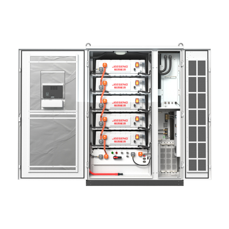 105KW 232KWh Armario de almacenamiento de energía refrigerado por líquido para el sistema de almacenamiento de energía industrial y comercial