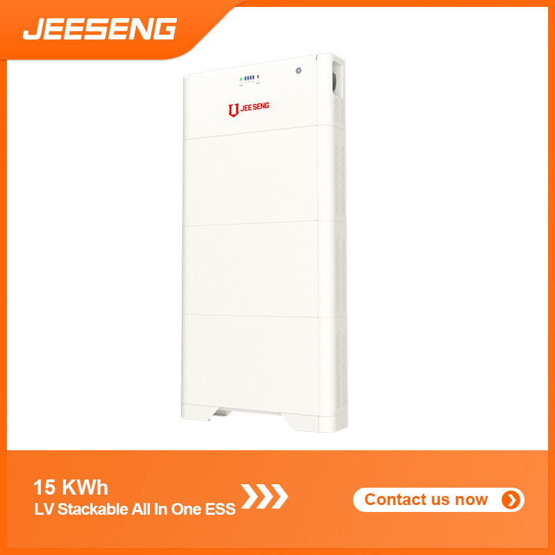 15 KWh de baja tensión todo en uno sistema de almacenamiento de energía apilable ESS apilable con tecnología BMS avanzada