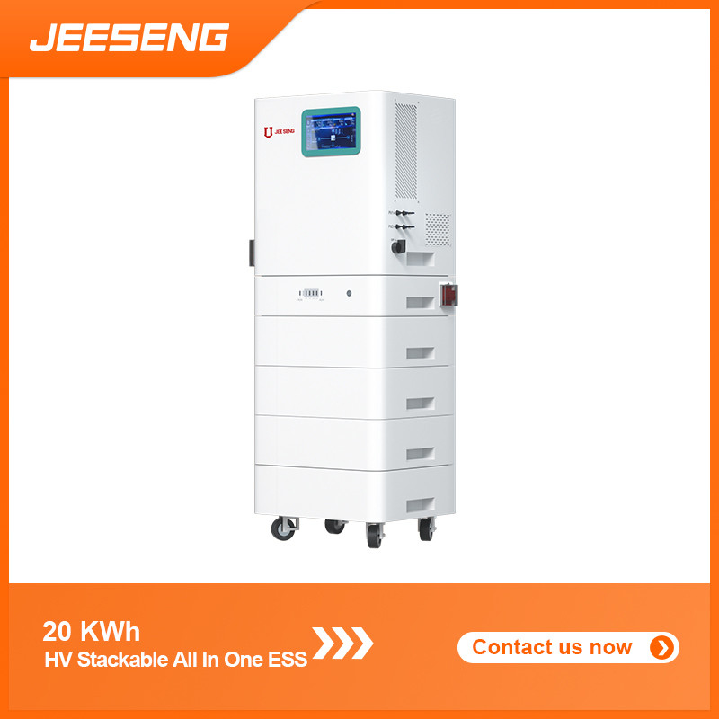 10KW 20KWh Alta tensión Todo en uno Sistema de almacenamiento de energía apilable ESS apilable con tecnología BMS avanzada
