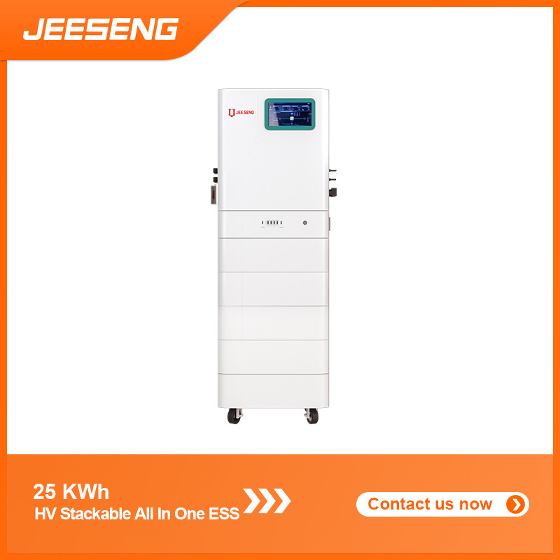 12KW 25KWh Alta tensión Todo en uno Sistema de almacenamiento de energía apilable ESS apilable con tecnología BMS avanzada