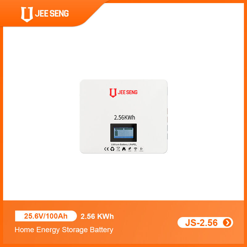 2.56KWh Sistema de almacenamiento de energía en el hogar montado en la pared con tecnología BMS avanzada para el sistema de energía solar