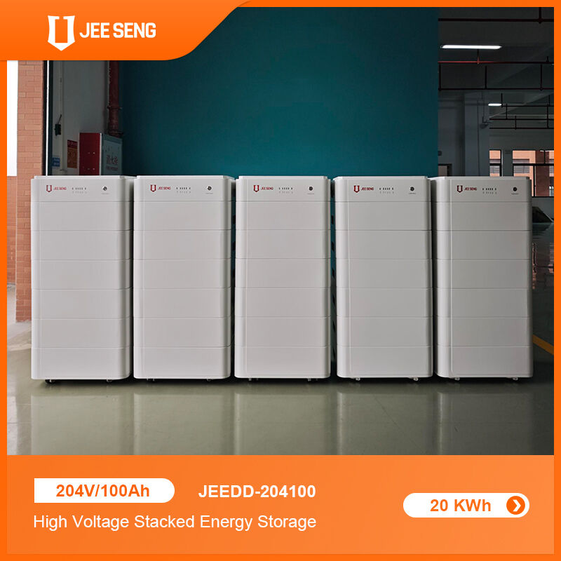 10KW 20KWh Alta tensión Todo en uno Sistema de almacenamiento de energía apilable ESS apilable con tecnología BMS avanzada