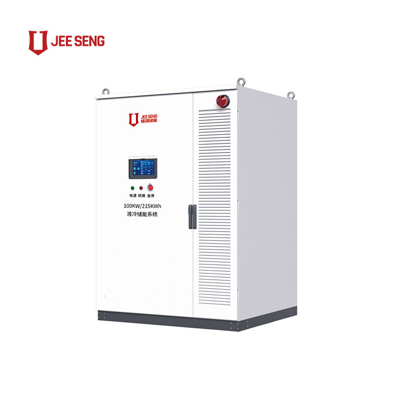100KW 215KWh gabinete de almacenamiento de energía refrigerado por líquido para el sistema de almacenamiento de energía industrial y comercial
